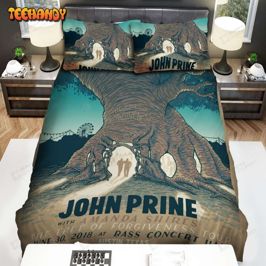 John Prine Poster Art 6 Bed Sheets Spread Comforter Duvet Cover Bedding Sets