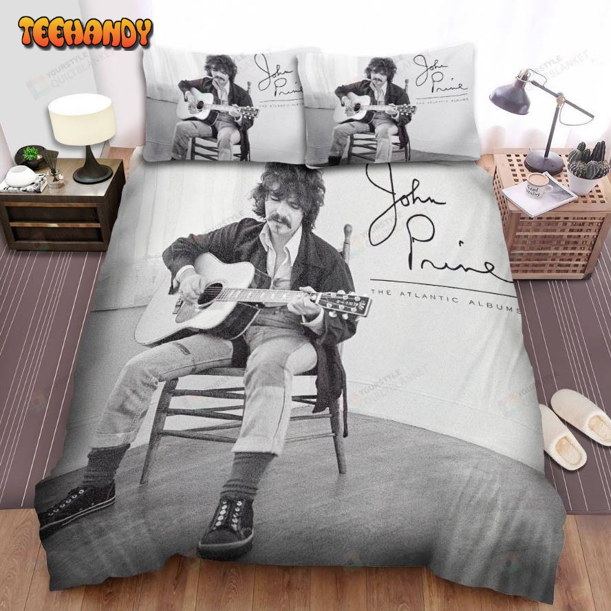 John Prine The Atlantic Albums Spread Comforter Duvet Cover Bedding Sets