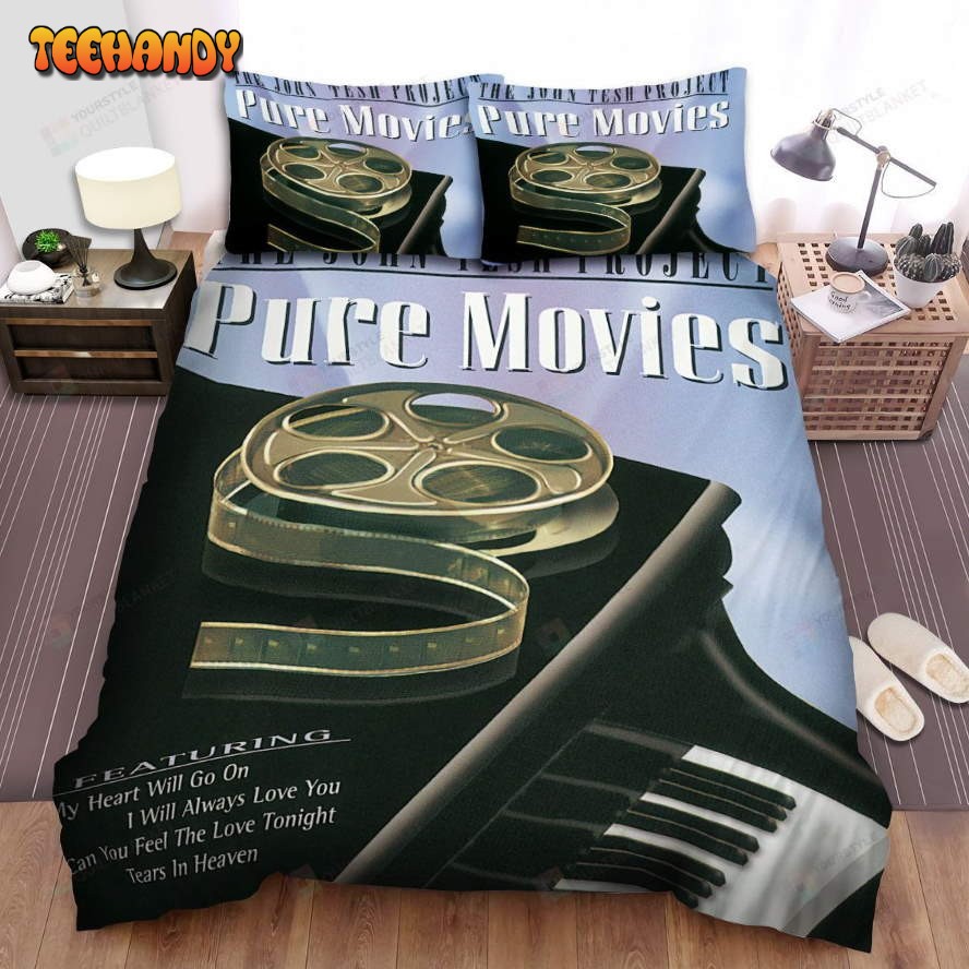 John Tesh Album Cover Pure Movies Spread Comforter Bedding Sets