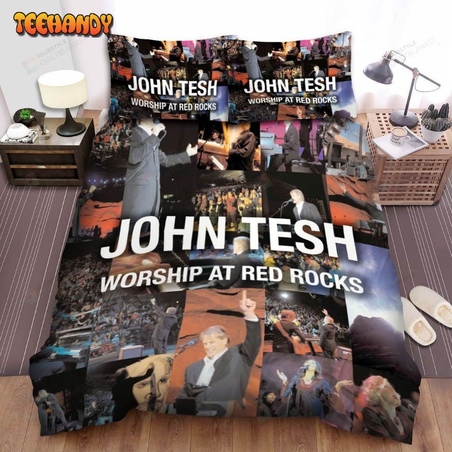 John Tesh Album Cover Worship At Red Rocks Spread Comforter Bedding Sets