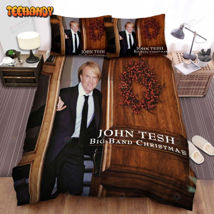 John Tesh Big Band Christmas Spread Comforter Duvet Cover Bedding Sets