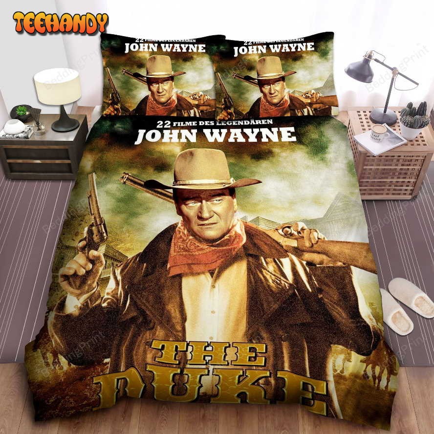 John Wayne The Duke Box Bed Sheets Duvet Cover Bedding Sets