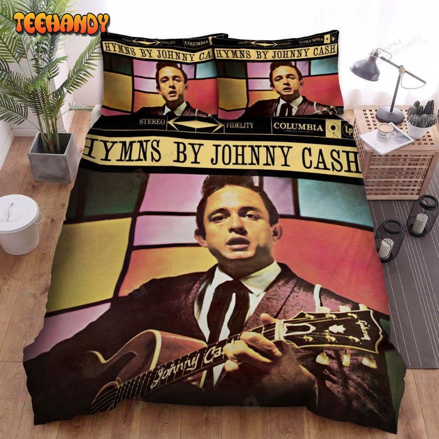 Johnny Cash Hymns By Johnny Cash Album Cover Comforter Bedding Sets