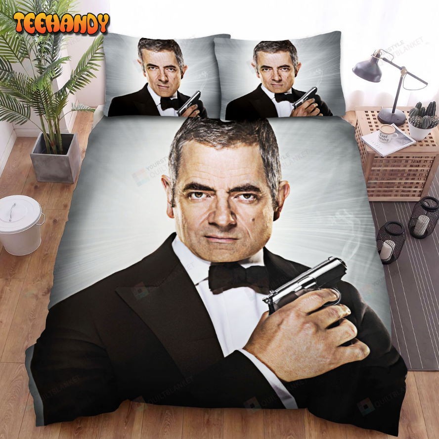 Johnny English Movie Poster 4 Bed Sheets Duvet Cover Bedding Sets