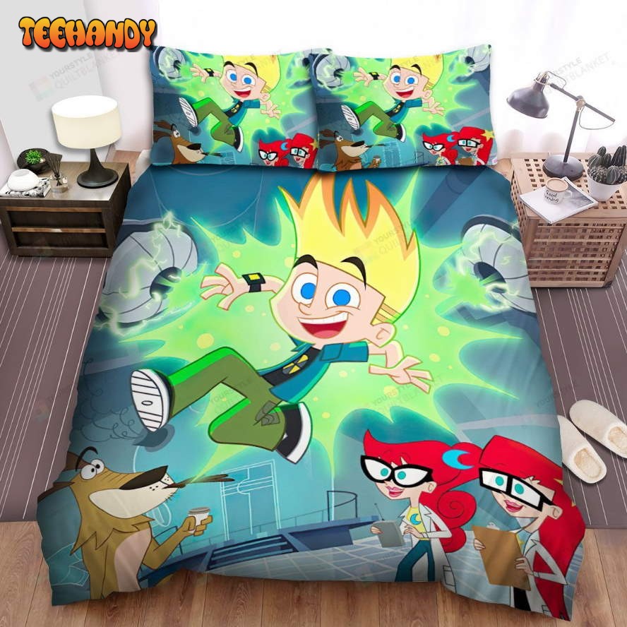 Johnny Test New Poster Bed Sheets Spread Duvet Cover Bedding Sets