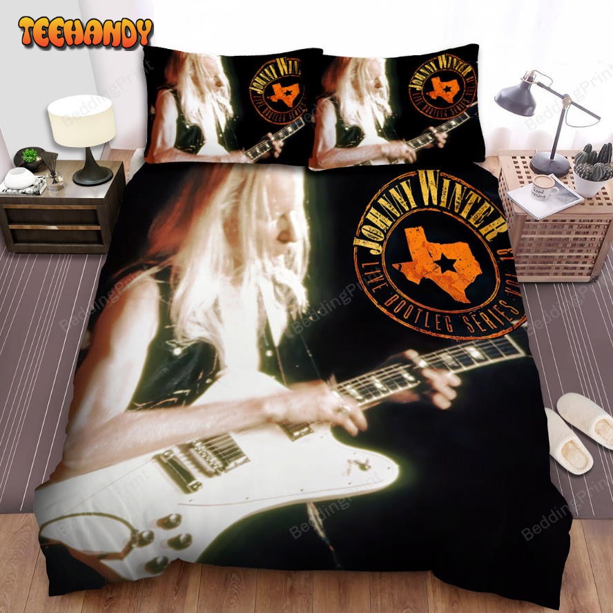 Johnny Winter Live Bootleg Series Vol.13 Bed Sheets Duvet Cover Bedding Sets