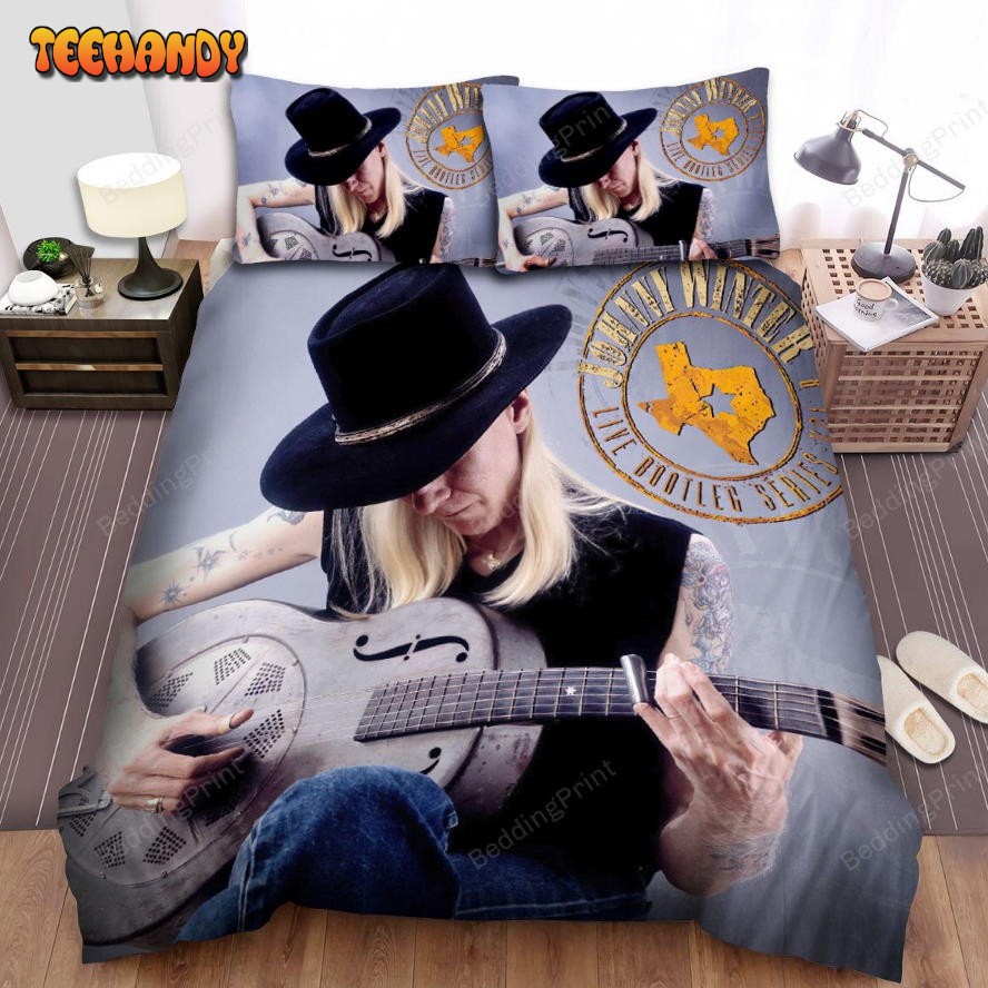 Johnny Winter Live Bootleg Series Vol.8 Bed Sheets Duvet Cover Bedding Sets