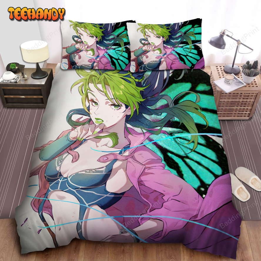 Jojo Bizarre Adventure Jolyne Cujoh Bed Sheets Duvet Cover Bedding Sets