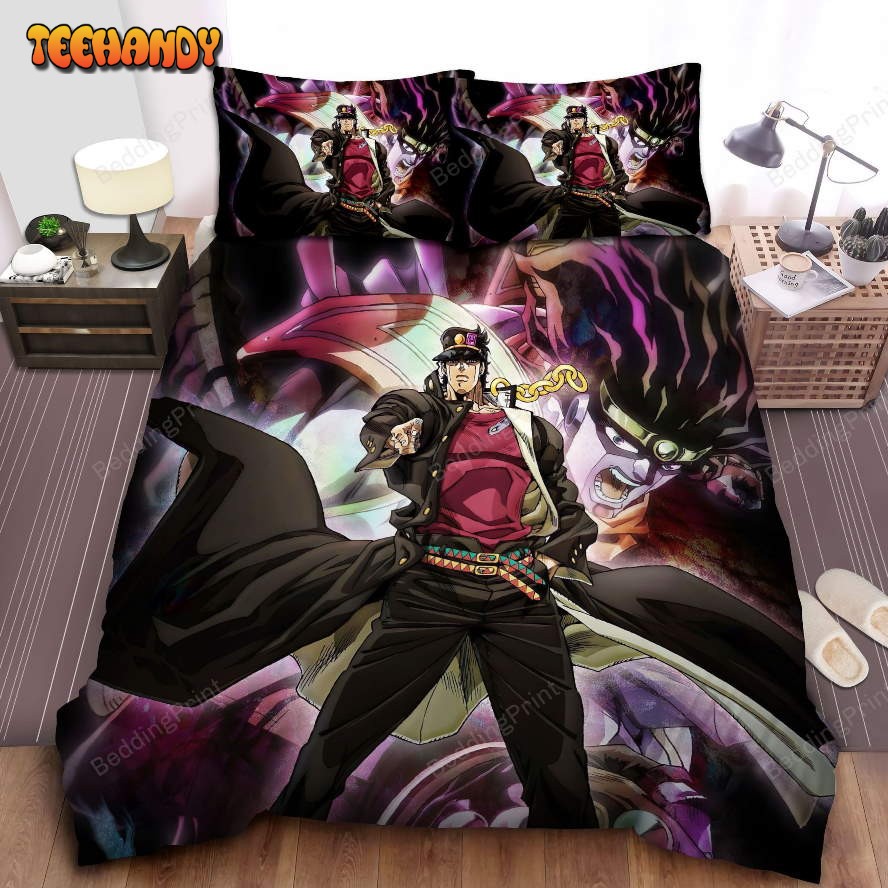 Jojo Bizarre Adventure Protagonist Bed Sheets Duvet Cover Bedding Sets