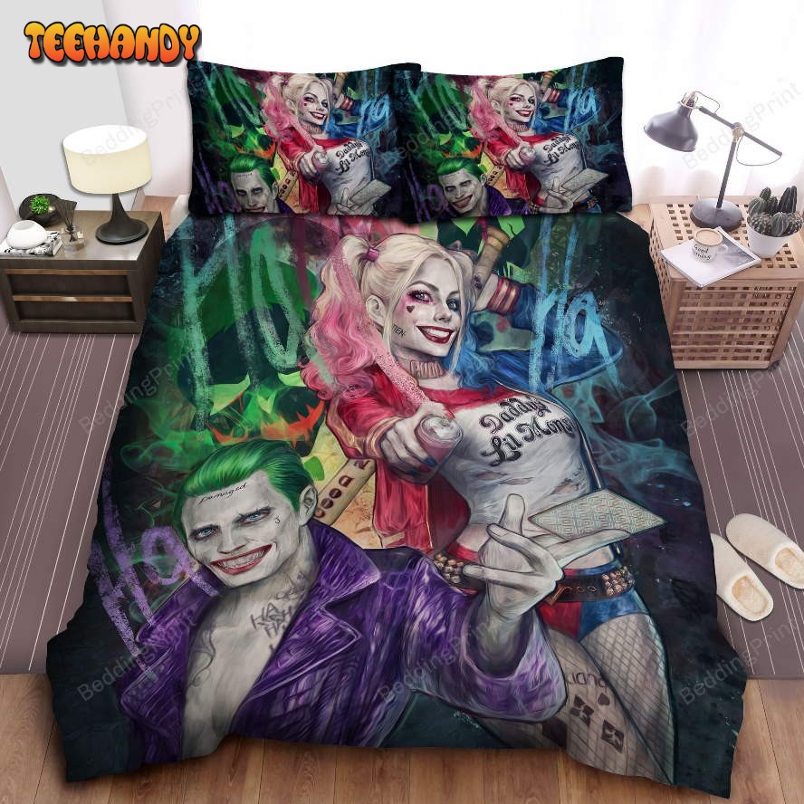 Joker and Harley Bed Sheets Duvet Cover Bedding Sets