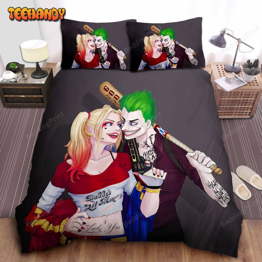 Joker and Harley Bed Sheets Spread Duvet Cover Bedding Sets