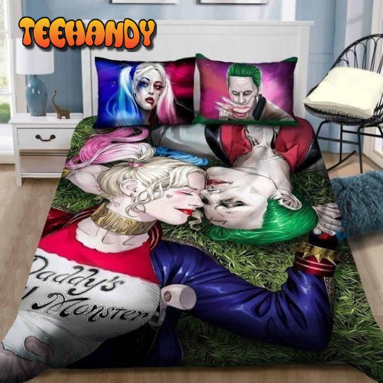 Joker And Harley Quinn Bedding Set Duvet Cover