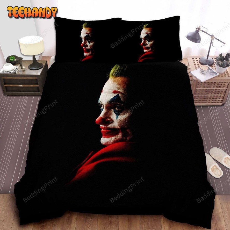 Joker By Joaquin Phoenix In The Dark Bed Sheets Duvet Cover Bedding Sets