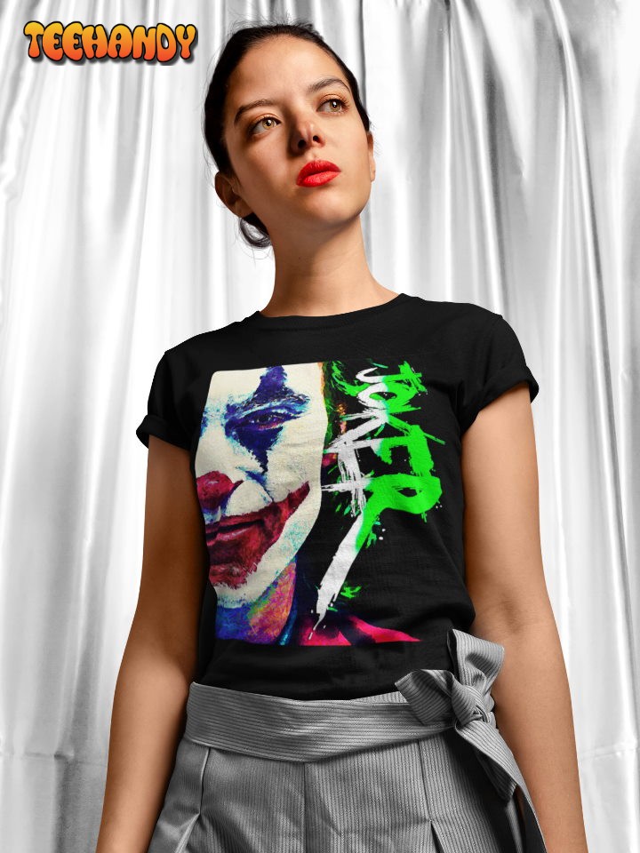 Joker Movie Poster T-Shirt, Joker Fan Art Graphic T Shirt