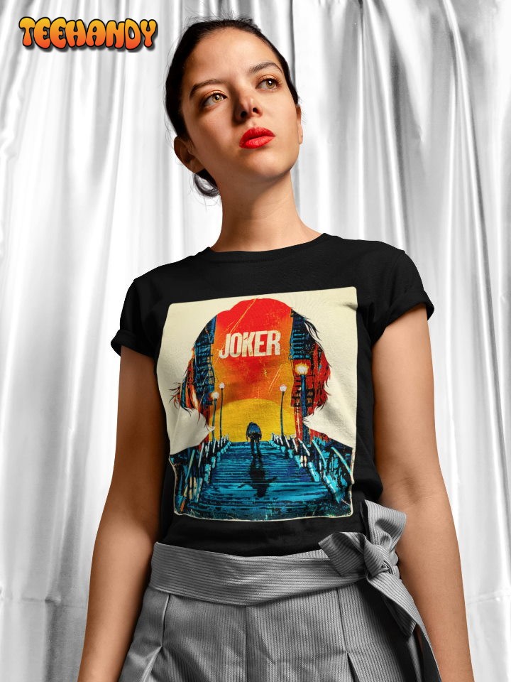 Joker Soft T Shirt, Joker Movie Poster T-Shirt, Joker Fan Stylized Movie T Shirt