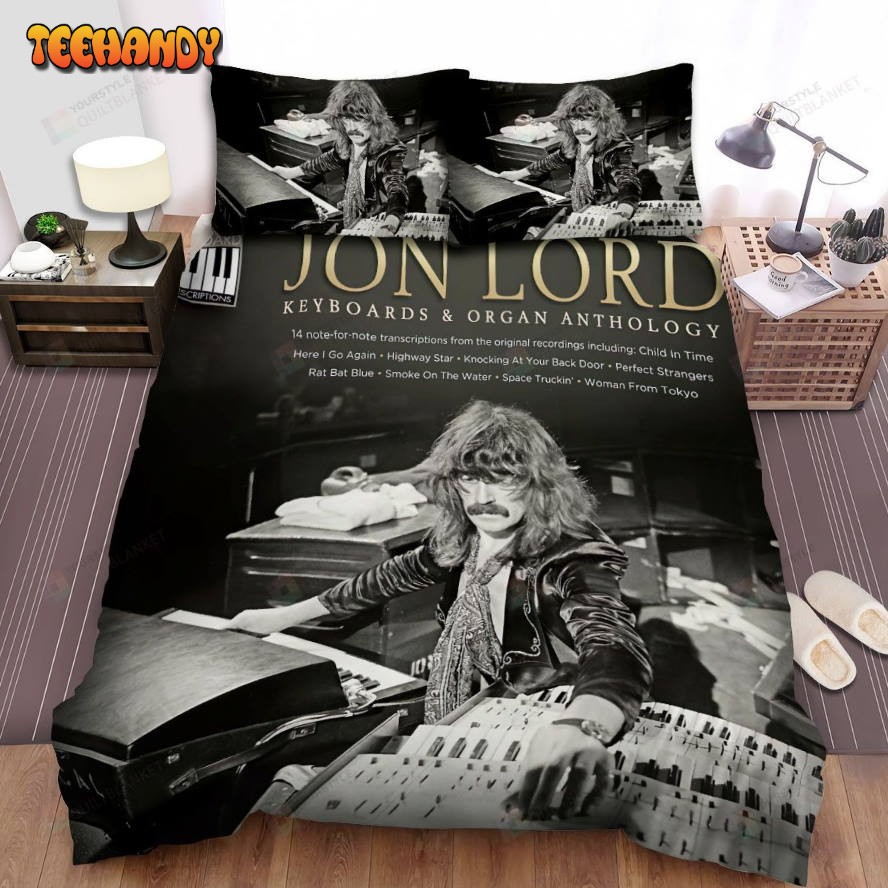 Jon Lord Keyboards and Organ Anthology Album Music Bedding Sets