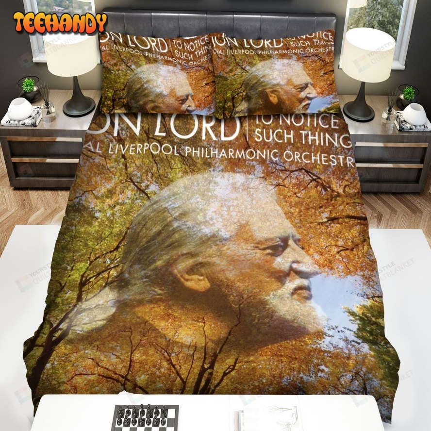 Jon Lord To Notice Such Things Album Music Spread Comforter Bedding Sets