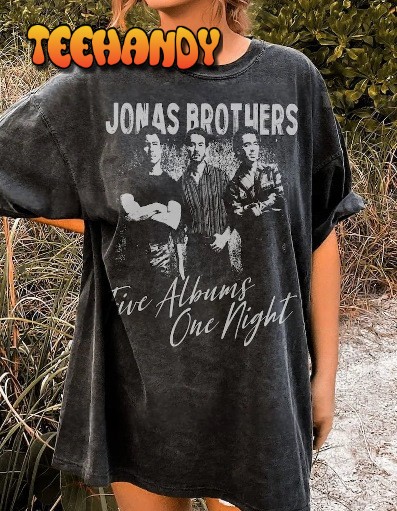 Jonas Brothers Shirt, Jonas Five Albums One Night Tour Shirt, Jonas Brothers Shirt