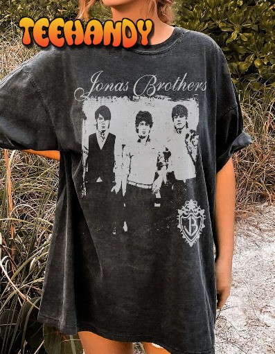 Jonas Brothers Shirt Vintage, Jonas Five Albums One Night Tour Shirt