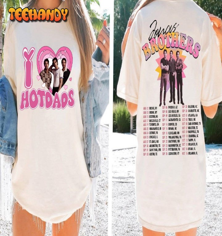 Jonas Brothers Vintage T-Shirt, Jonas Brothers 2023 Tour Shirt