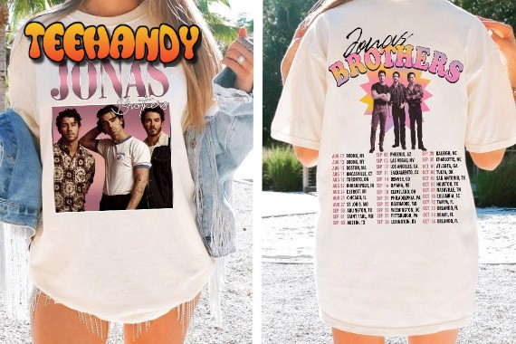 Jonas Five Albums One Night Tour Shirt, Jonas Brothers 2023 Tour Shirt V24