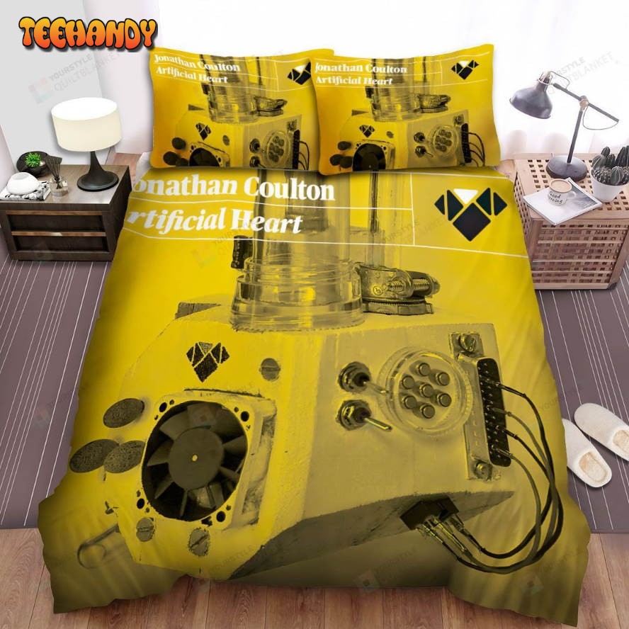 Jonathan Coulton Album Artificial Heart Spread Comforter Bedding Sets