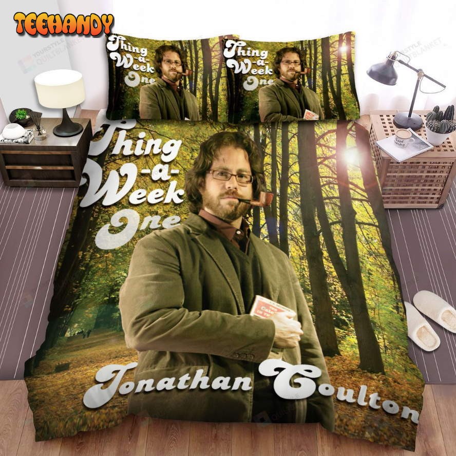 Jonathan Coulton Album Thing A Week One Spread Comforter Bedding Sets