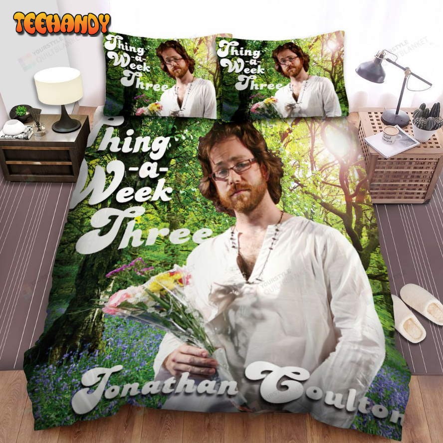 Jonathan Coulton Album Thing A Week Three Spread Comforter Bedding Sets