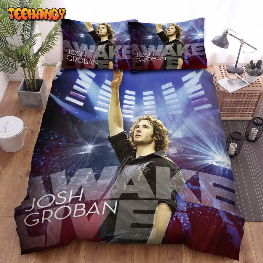 Josh Groban Awake Live Album Cover Spread Comforter Bedding Sets