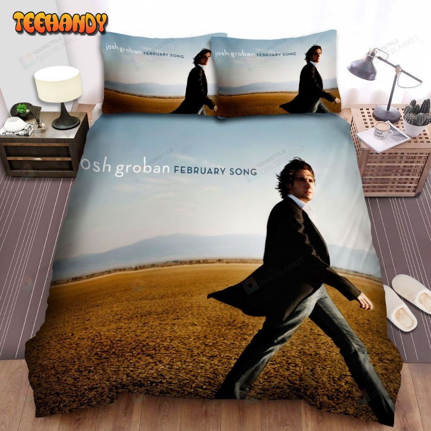 Josh Groban February Song Spread Comforter Duvet Cover Bedding Sets