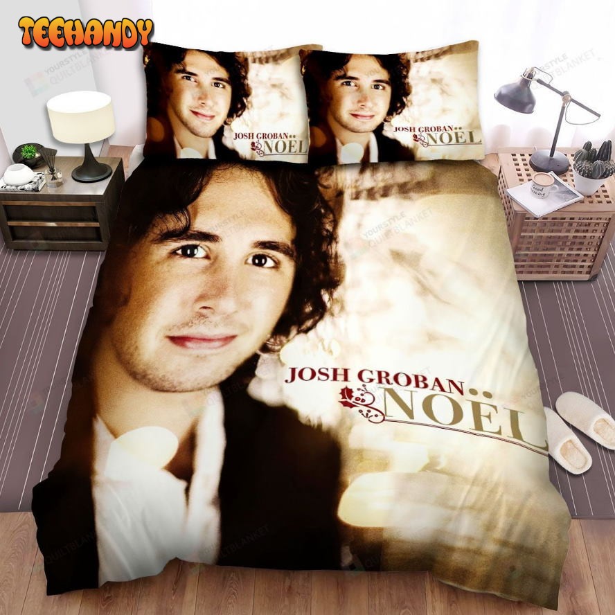 Josh Groban Noel Album Cover Spread Comforter Duvet Cover Bedding Sets