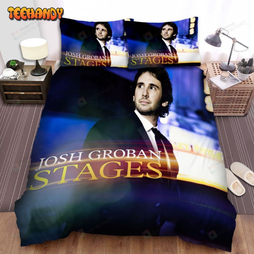 Josh Groban Stages Album Cover Spread Comforter Duvet Cover Bedding Sets