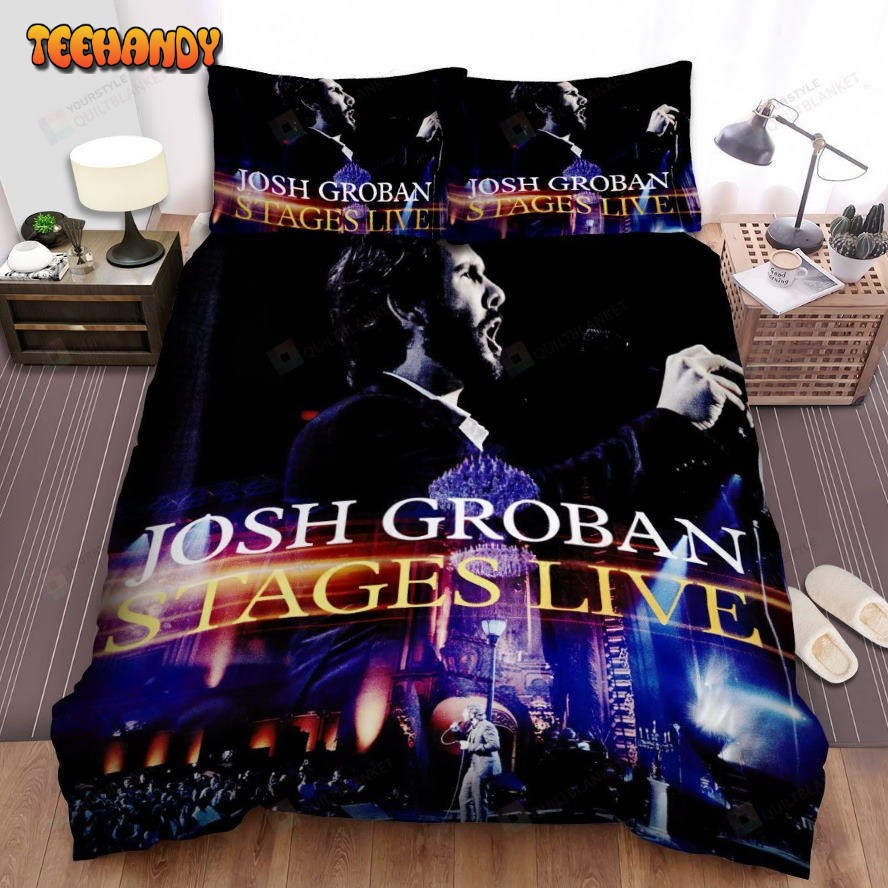 Josh Groban Stages Live Album Cover Spread Comforter Bedding Sets