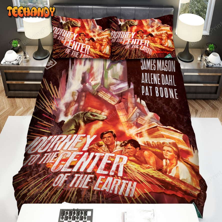 Journey To The Center Of The Earth Movie Poster 4 Duvet Cover Bedding Sets