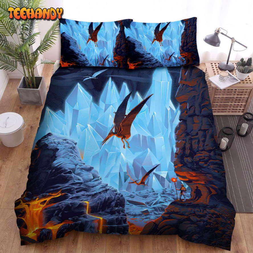 Journey To The Center Of The Earth Movie Poster Art Duvet Cover Bedding Sets