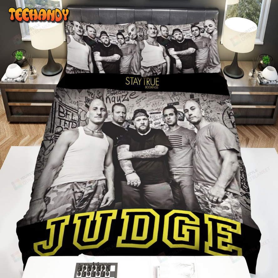 Judge Band Concert Poster Spread Comforter Duvet Cover Bedding Sets