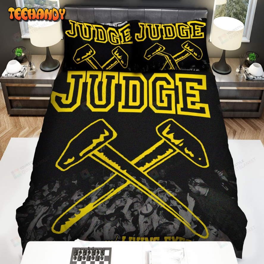 Judge Band Logo Bed Sheets Spread Comforter Duvet Cover Bedding Sets