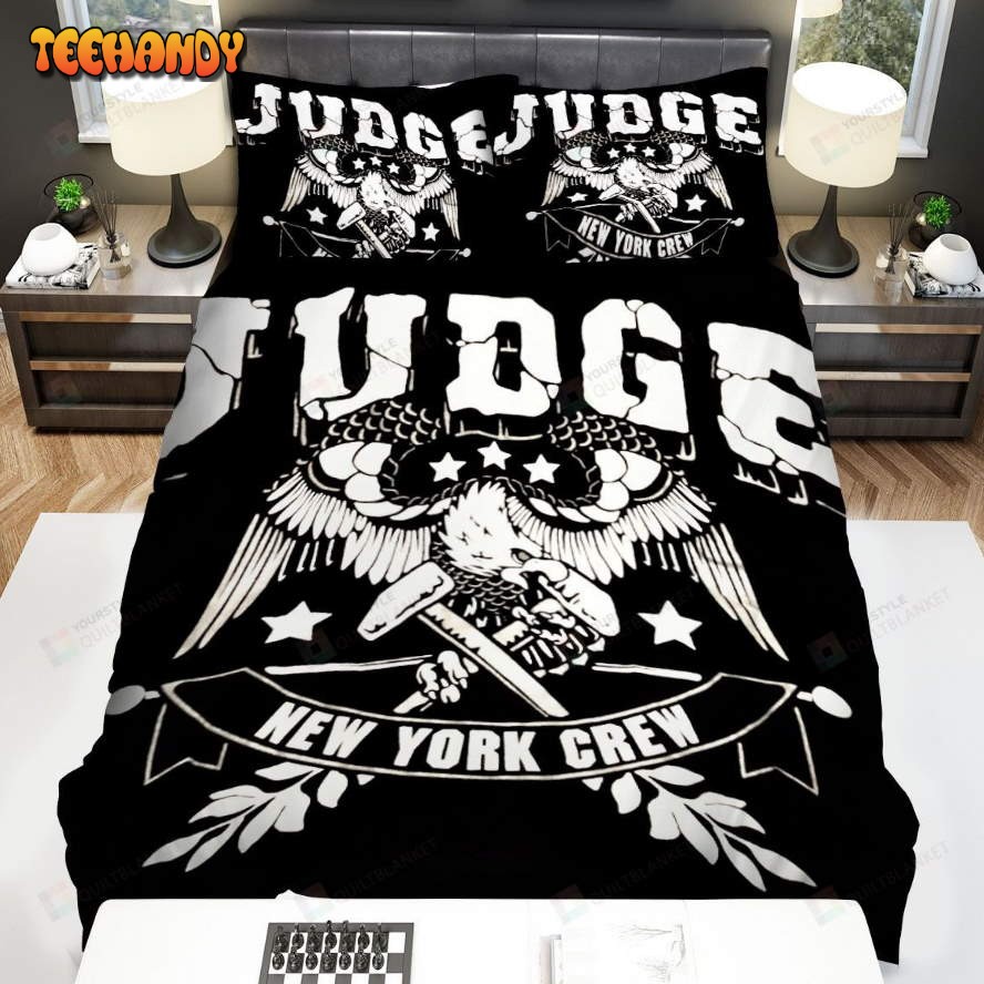 Judge Band New York Crew Spread Comforter Duvet Cover Bedding Sets