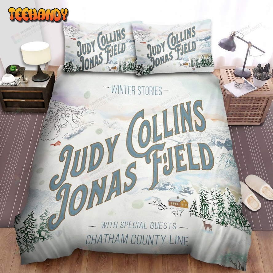 Judy Collins Album Winter Stories Spread Comforter Duvet Cover Bedding Sets