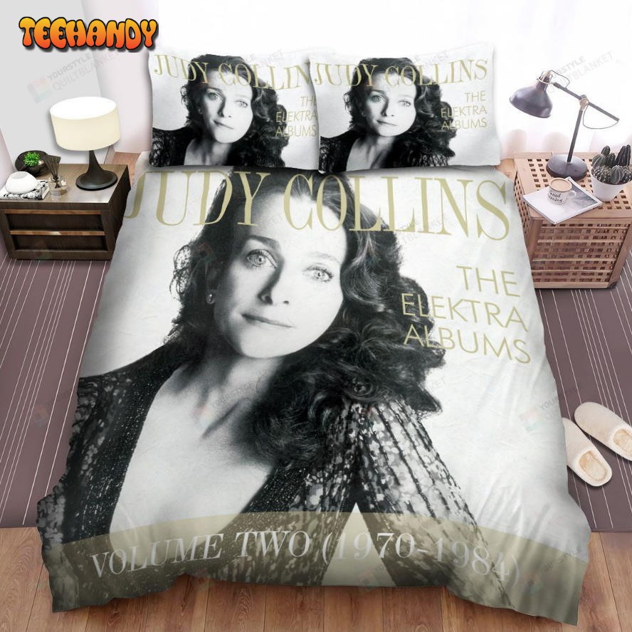 Judy Collins The Elektra Albums Spread Comforter Bedding Sets