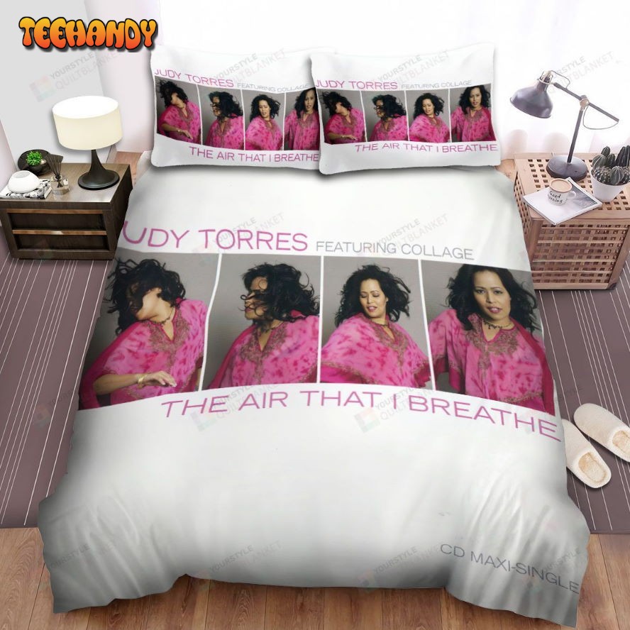 Judy Torres Featuring Collage Album Music Spread Comforter Bedding Sets