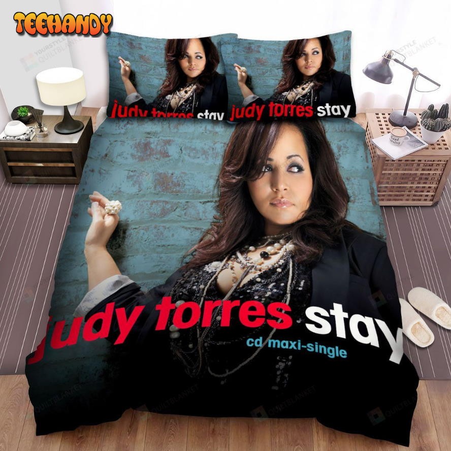 Judy Torres Stay Cd Maxi Single Album Music Spread Comforter Bedding Sets