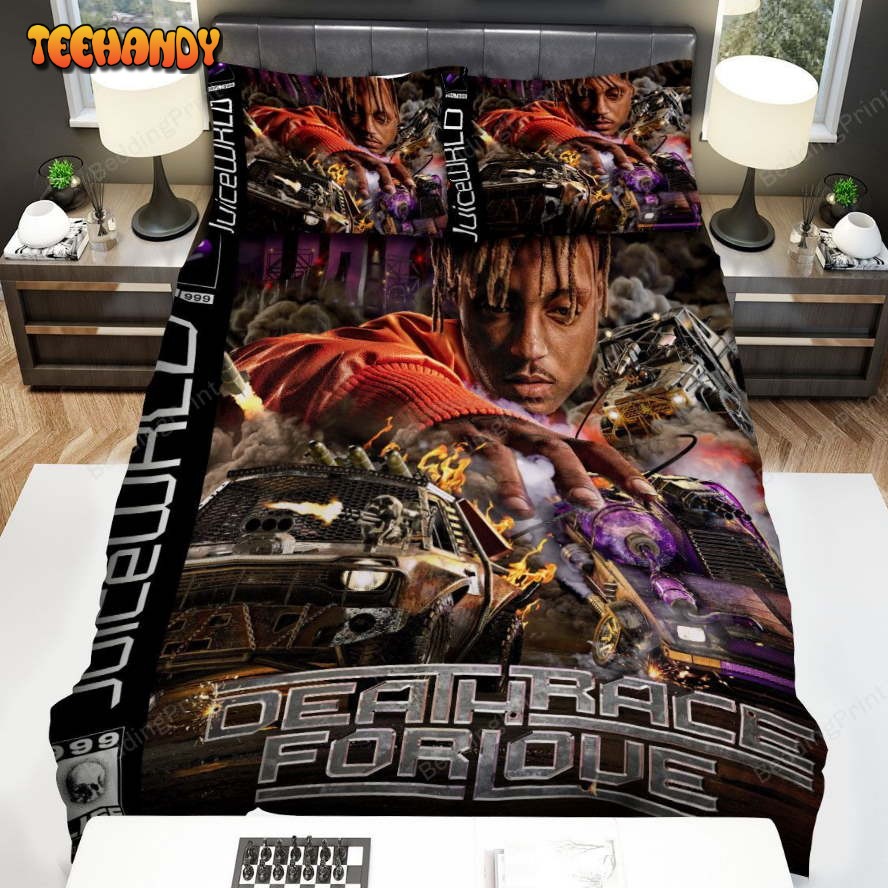 Juice Wrld Death Race For Love Album Art Cover Spread Bedding Sets