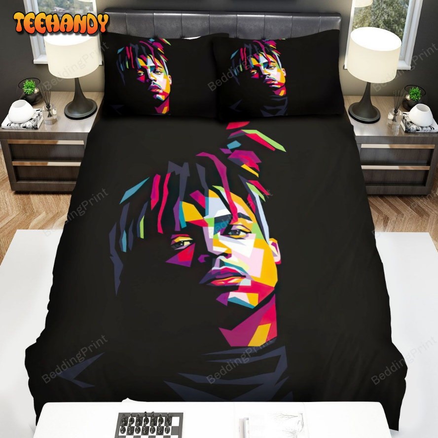 Juice Wrld Pop Art Portrait Artwork Spread Duvet Cover Bedding Sets