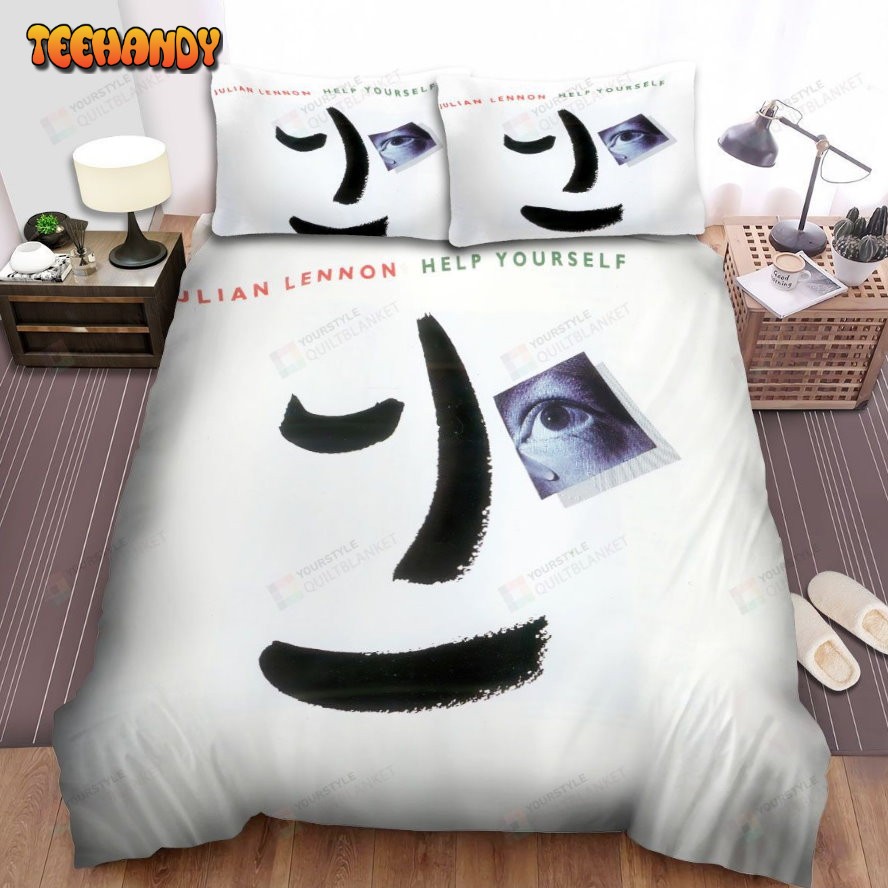 Julian Lennon Help Yourself Album Cover Spread Comforter Bedding Sets