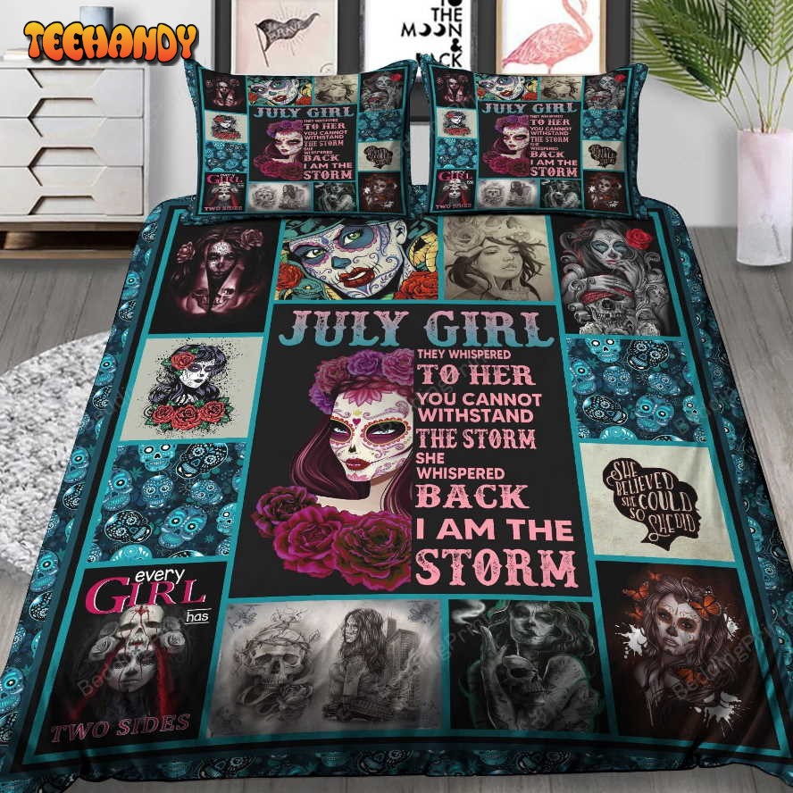 July Sugar Skull Girl The Storm Bedding Set Bt201031