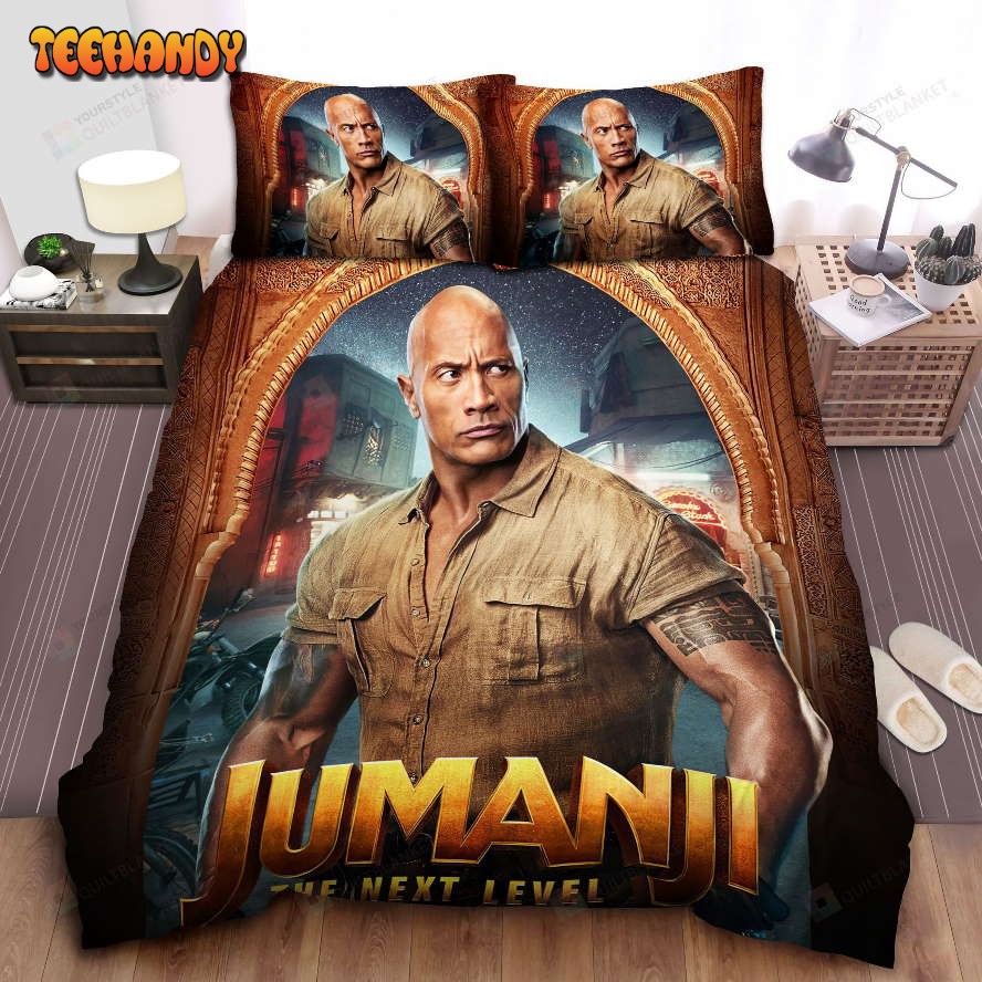 Jumanji Dr. Smolder Bravestone Played By The Rock Poster Bedding Sets