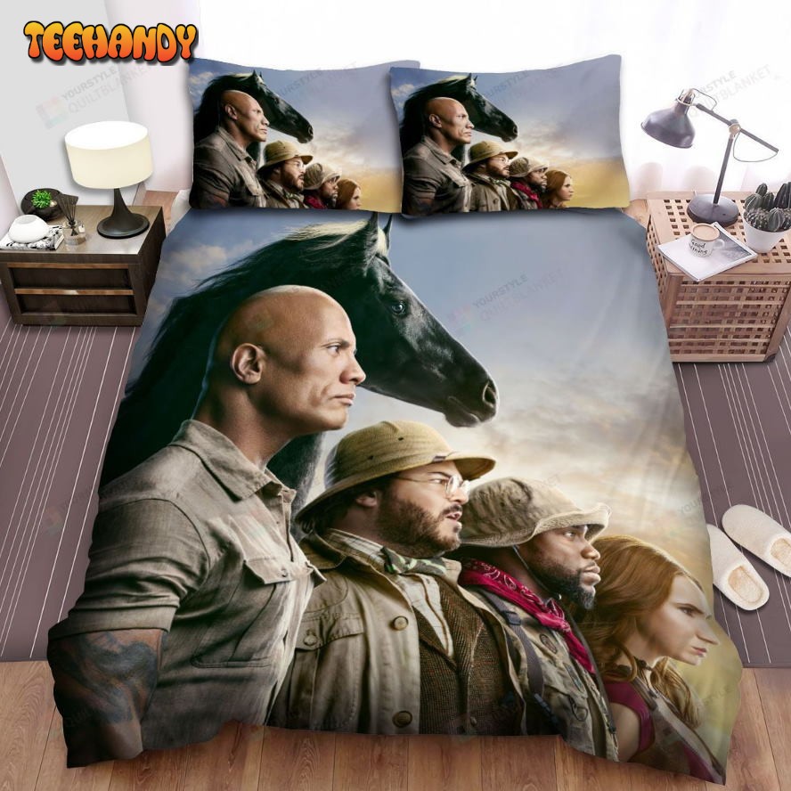 Jumanji The Next Level Movie Beauty Sky Poster Comforter Bedding Sets