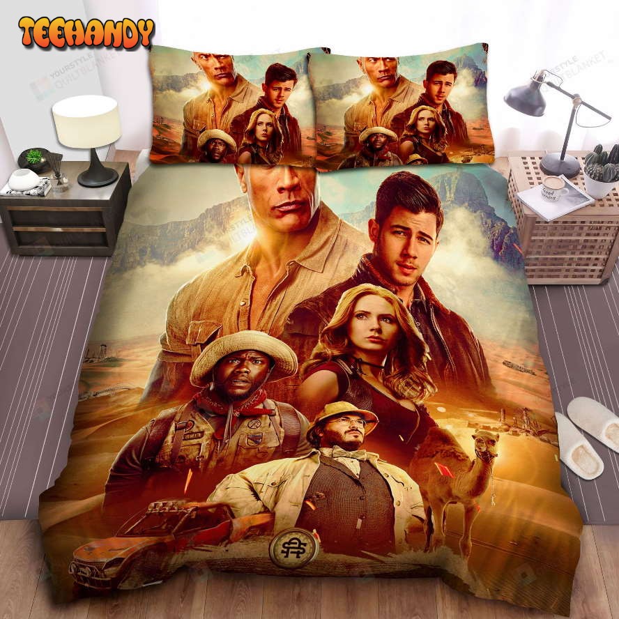 Jumanji The Next Level Theatrical Poster Spread Comforter Bedding Sets