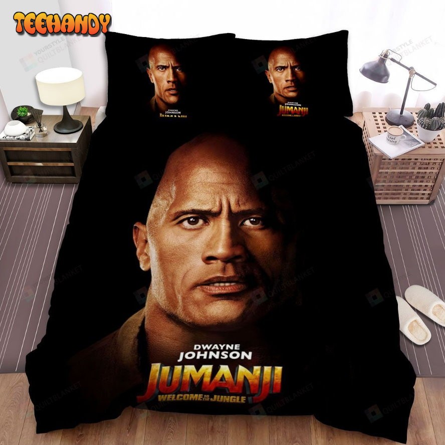 Jumanji Welcome To The Jungle Movie Bravestone Photo Comforter Bedding Sets